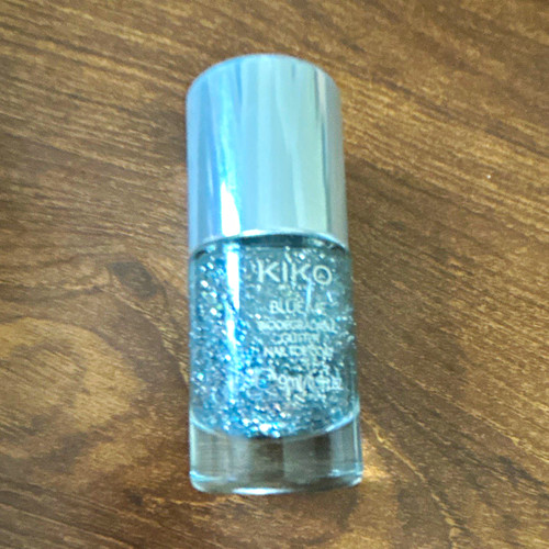 Kiko blue nagellack silber - me,